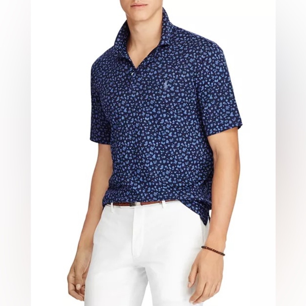 Mens Polo Ralph Lauren
Floral Classic Fit Soft-Touch Short Sleeve Polo Shirt